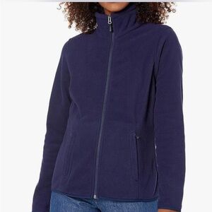 Navy Blue fleece Nurse Jacket